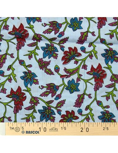 Indiase katoenen voile stof - Ilango