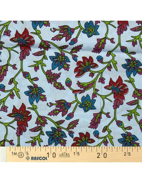 Indiase katoenen voile stof - Ilango