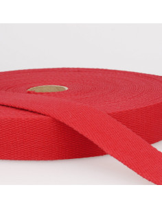 Katoenen band voor tassen - Rood
