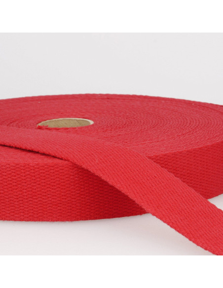 Katoenen band voor tassen - Rood