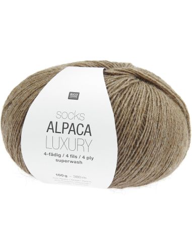 Alpaca Luxury 4-draads sokkenwol Rico Design