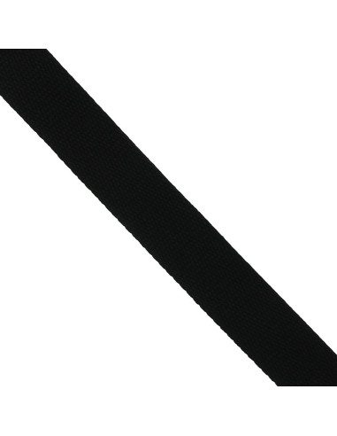 Katoenen band voor tassen - Zwart