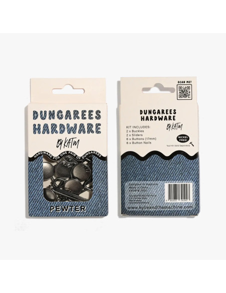 Gespset voor tuinbroeken - Tin