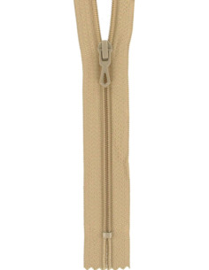 Nylon ritssluiting - Antilope beige