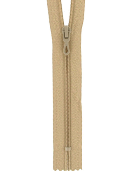 Nylon ritssluiting - Antilope beige
