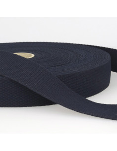 Katoenen band voor tassen - Marineblauw