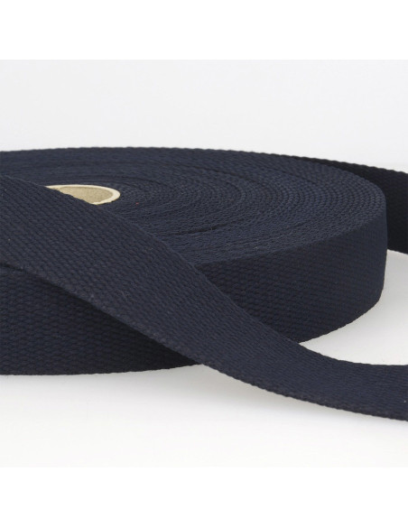 Katoenen band voor tassen - Marineblauw