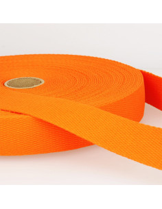 Katoenen band voor tassen - Oranje