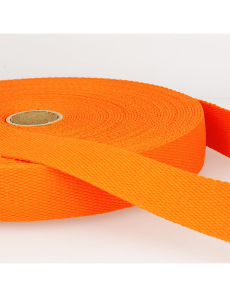 Katoenen band voor tassen - Oranje
