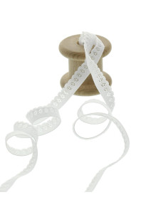 Elastische lingerie slip - Wit