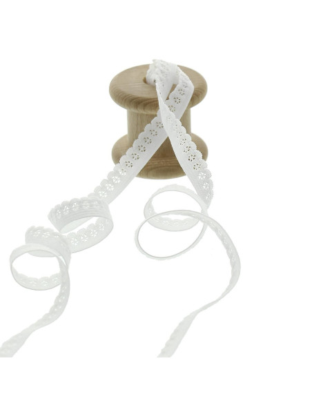 Elastische lingerie slip - Wit