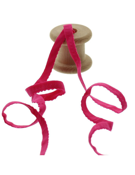 Elastische lingerie ruiter - Fuchsia