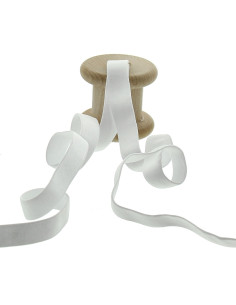 Elastische bh-band 10 mm - Wit