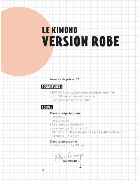 Boek naai je eigen kimono's - klein naaiboekje