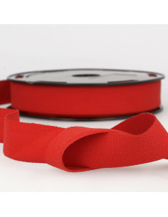Keperband katoen - Rood