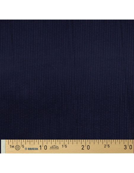 Katoenen ribfluweel - Marineblauw