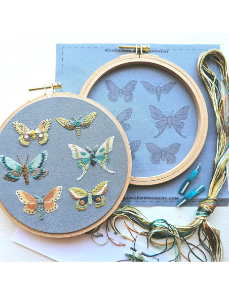 Borduurpakket - Moth Sampler