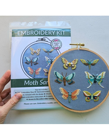 Borduurpakket - Moth Sampler