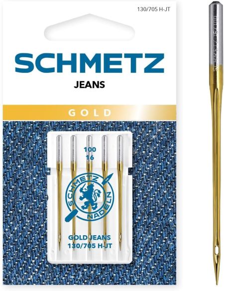 Goud Schmetz jeansnaalden