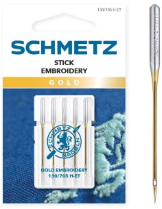 Goud Schmetz naaimachine borduurnaald