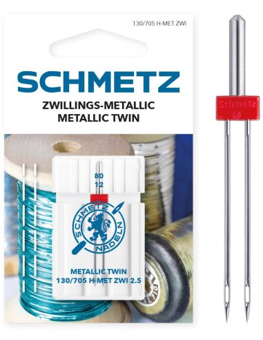 Schmetz metalen dubbele naald