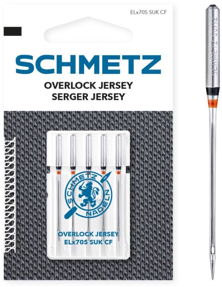 Schmetz speciale jersey overlocknaalden