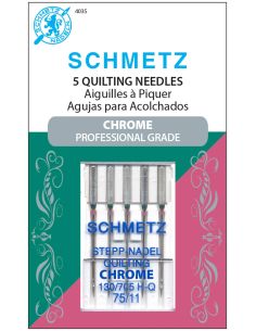 Verchroomde quiltnaalden Schmetz 2