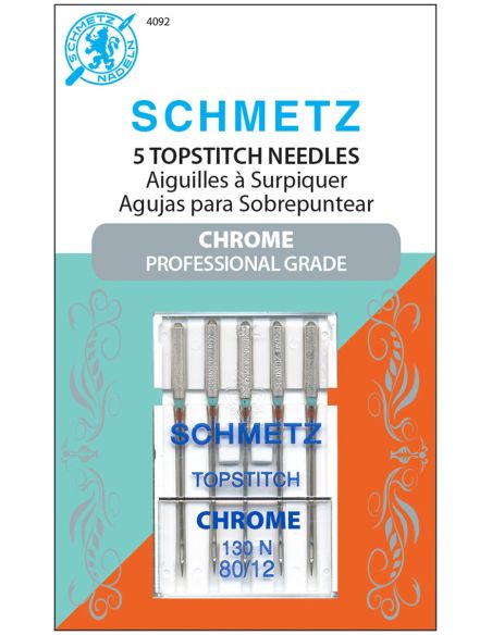 Verchroomde doorstiknaalden Schmetz