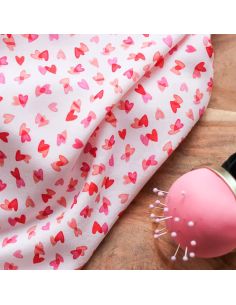 Viscose stof I Love You - Lise Tailor