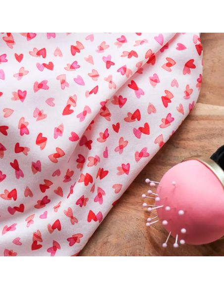 Viscose stof I Love You - Lise Tailor