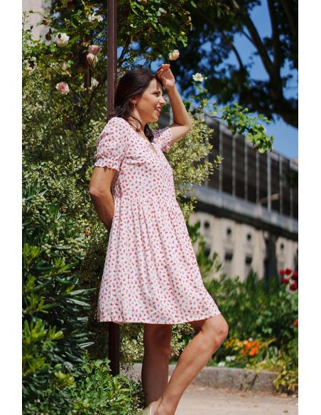 Viscose stof I Love You - Lise Tailor