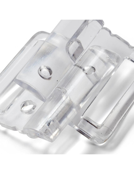Transparante badpakclips 20 mm