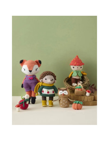 Boek poppen & amigurumi's in de herfst