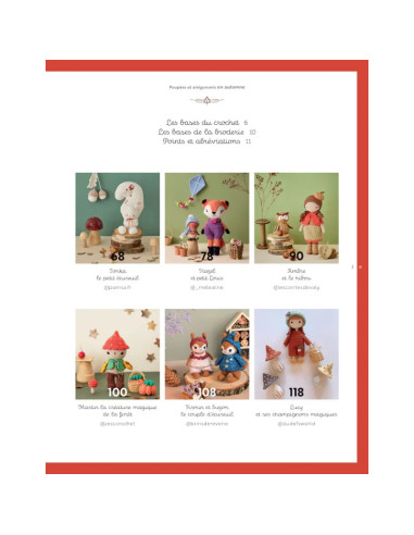 Boek poppen & amigurumi's in de herfst