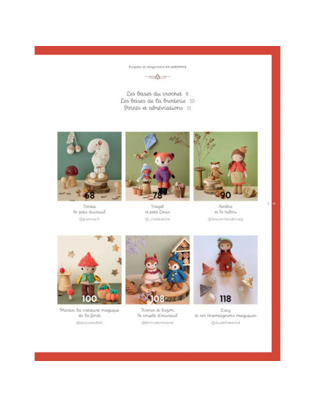 Boek poppen & amigurumi's in de herfst
