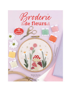 Boek over bloemen borduren