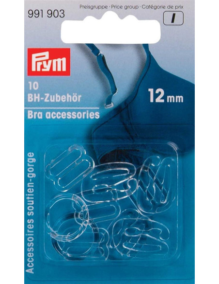 Transparante bh-accessoires 12 mm