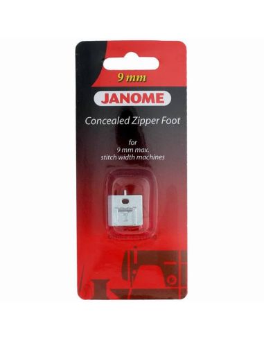 Onzichtbare ritssluiting voet Janome