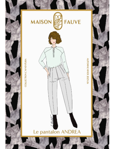 Andréa broekpatroon - Maison Fauve