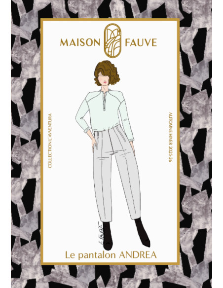 Andréa broekpatroon - Maison Fauve