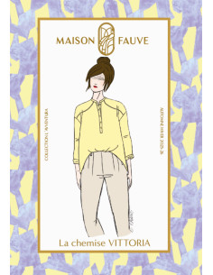 Vittoria overhemdpatroon - Maison Fauve 2