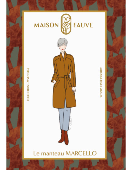 Marcello jas patroon - Maison Fauve