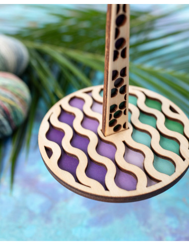 Armband met garenhouder - Funky wave