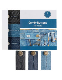 Easy Fit metalen verlengknopen voor jeans