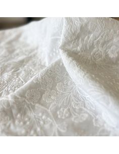 Witte Engelse borduurstof Alba - My Dress Made