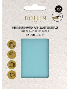 Zelfklevende reparatiestukken van nylon Bohin - Lichtblauw