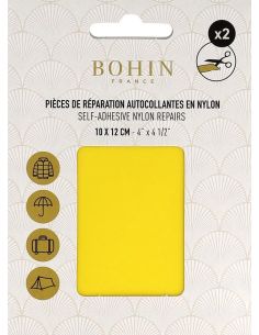 Zelfklevende nylon reparatiestukken Bohin - Geel