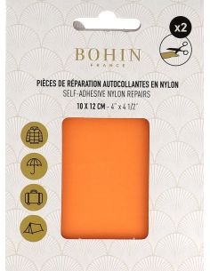 Zelfklevende nylon reparatiestukken Bohin - Abrikoos