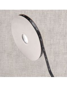 Zwart maatlabel lint 2