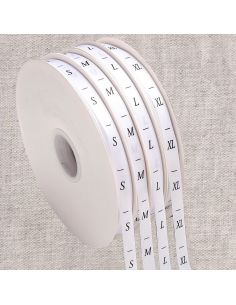 Wit maatlabel lint